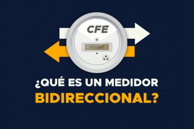 medidor bidireccionañ CFE